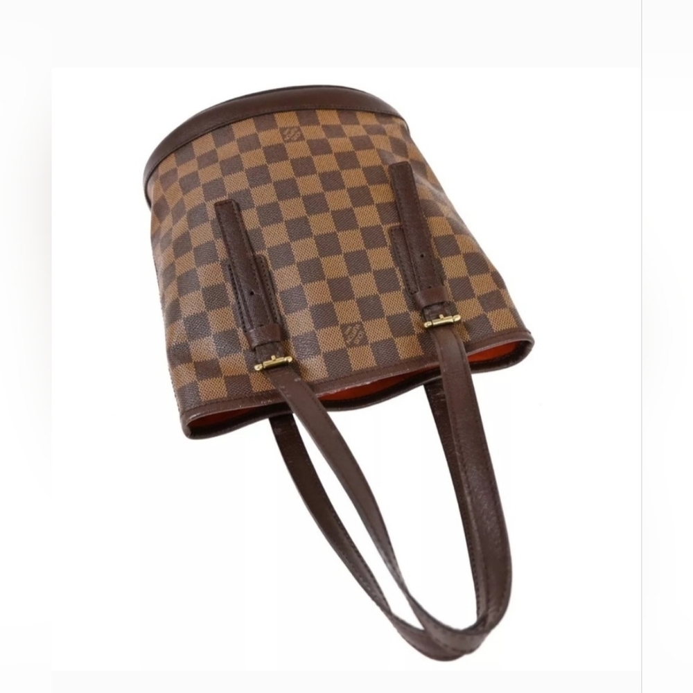Louis Vuitton Brown Damier Ebene Marais Bucket Shoulder Bag - Picture 5 of 16